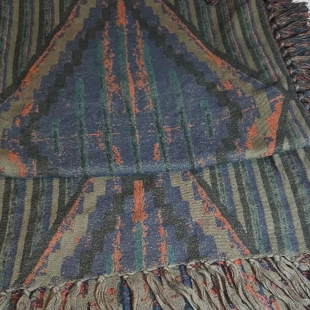 Frye Multicolor Fringe Scarf - Picture 5 of 5